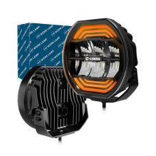 Apaļas Formas Tālās Gaismas Papildlukturis Ar Gabarītgaismu 80w 8400Lm (178mm) Eiropas Sertifikāts